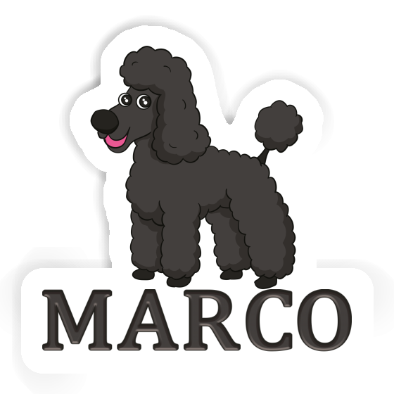 Marco Sticker Poodle Laptop Image