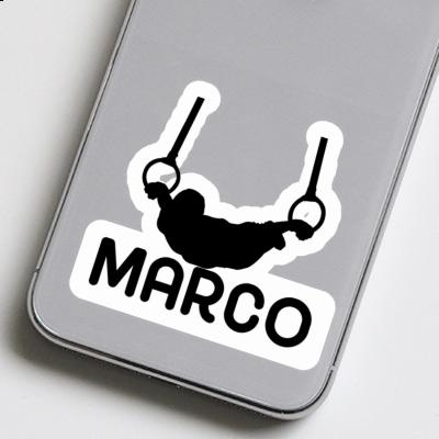 Sticker Marco Ring gymnast Notebook Sticker Marco Ring gymnast Gift package Image