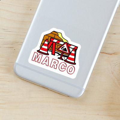 Sticker Road Construction Marco Notebook Sticker Road Construction Marco Gift package Image