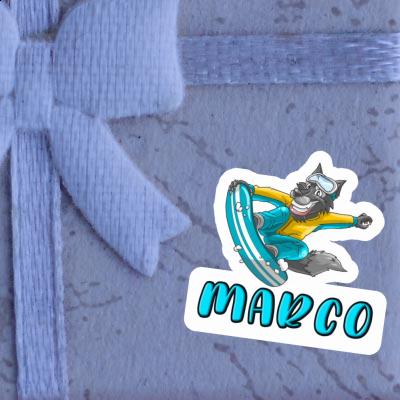 Marco Sticker Snowboarder Notebook Marco Sticker Snowboarder Gift package Image