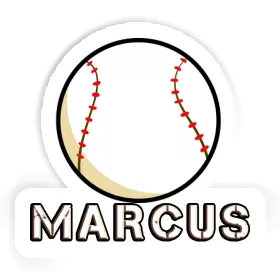 Baseball Sticker Marcus Image