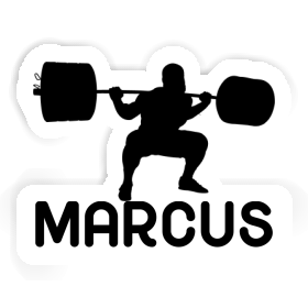 Autocollant Marcus Haltérophilie Image