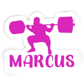 Autocollant Marcus Haltérophile Image