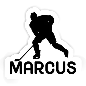Marcus Sticker Eishockeyspieler Image