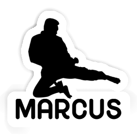 Karateka Aufkleber Marcus Image