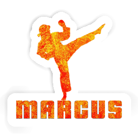 Sticker Karateka Marcus Image