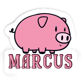 Schwein Sticker Marcus Image