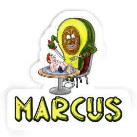 Autocollant Avocat Marcus Image