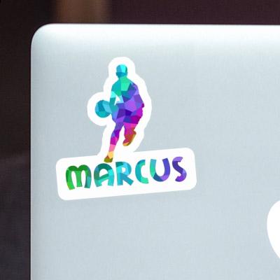 Sticker Marcus Basketballspieler Notebook Sticker Marcus Basketballspieler Gift package Image