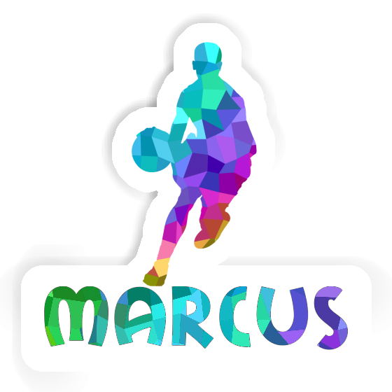 Sticker Marcus Basketballspieler Notebook Sticker Marcus Basketballspieler Gift package Image