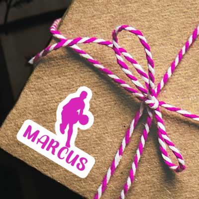 Sticker Basketball Player Marcus Notebook Sticker Basketball Player Marcus Gift package Image