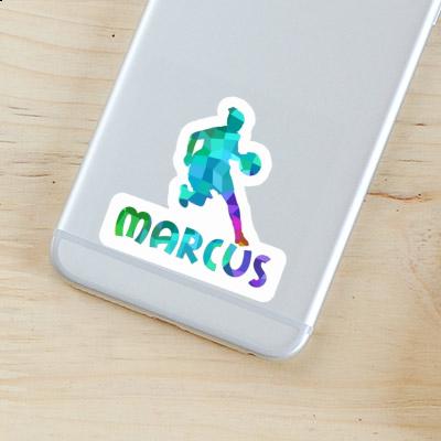 Autocollant Joueuse de basket-ball Marcus Autocollant Joueuse de basket-ball Marcus Image