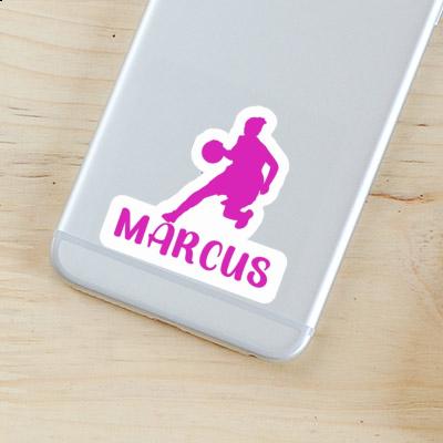 Sticker Marcus Basketballspielerin Notebook Sticker Marcus Basketballspielerin Gift package Image