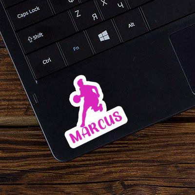 Sticker Marcus Basketballspielerin Notebook Sticker Marcus Basketballspielerin Gift package Image