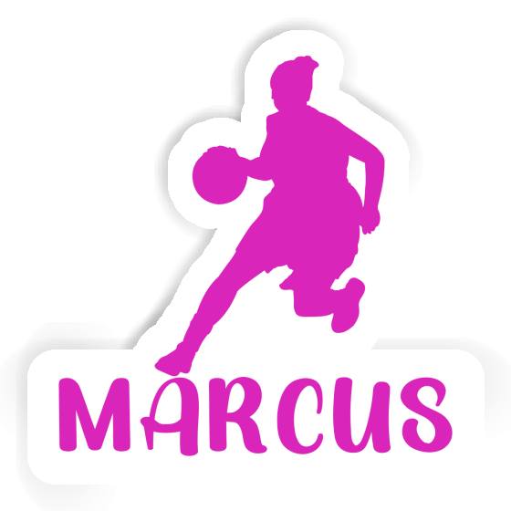 Sticker Marcus Basketballspielerin Sticker Marcus Basketballspielerin Image