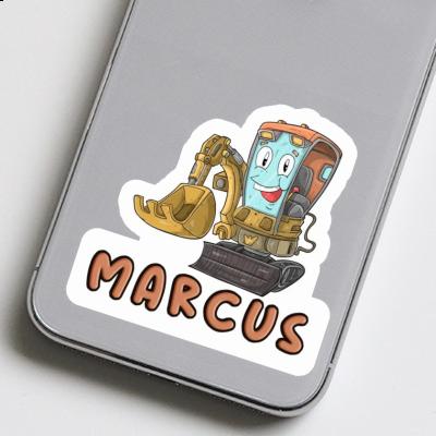 Marcus Autocollant Pelleteuse Notebook Marcus Autocollant Pelleteuse Notebook Image
