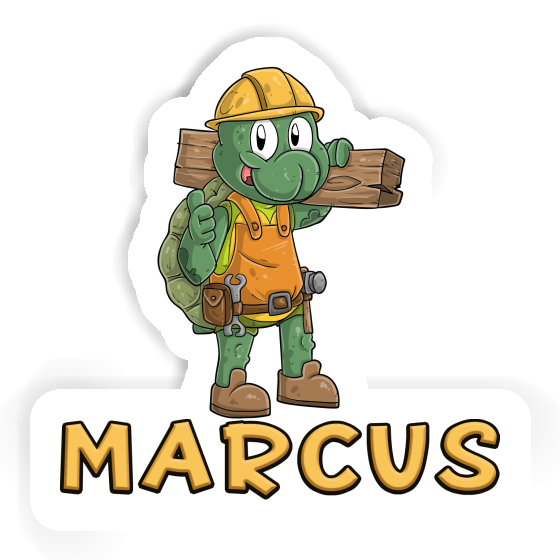 Ouvrier du bâtiment Autocollant Marcus Gift package Image