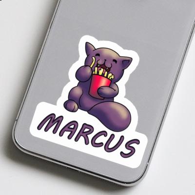 Marcus Autocollant Chat Laptop Image