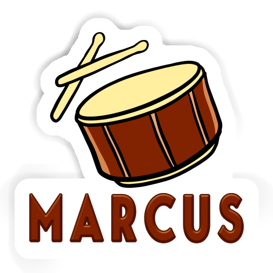 Marcus Autocollant Tambour Notebook Image