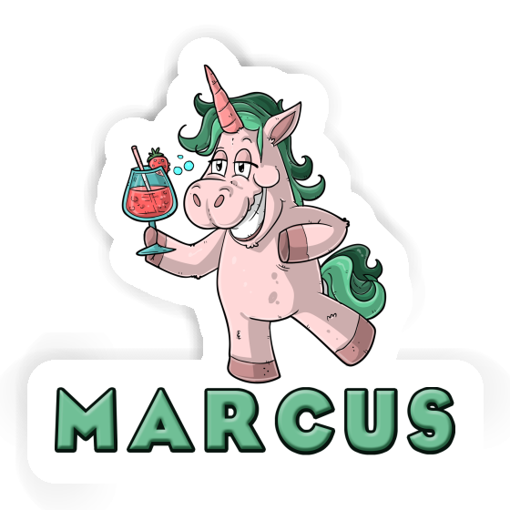 Marcus Sticker Party-Einhorn Marcus Sticker Party-Einhorn Image