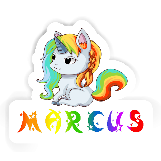 Autocollant Licorne Marcus Notebook Autocollant Licorne Marcus Gift package Image