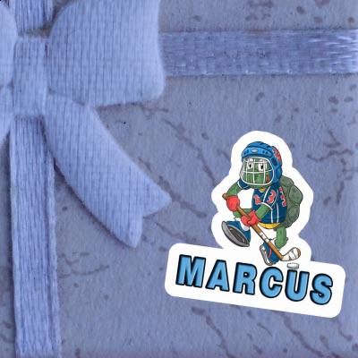 Marcus Autocollant Joueur de hockey Gift package Image