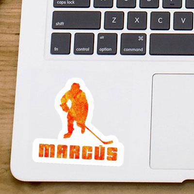 Sticker Marcus Hockey Player Image