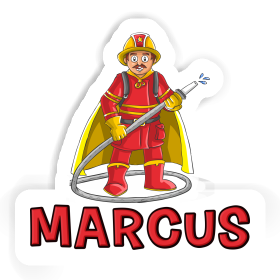 Aufkleber Feuerwehrmann Marcus Laptop Aufkleber Feuerwehrmann Marcus Laptop Image