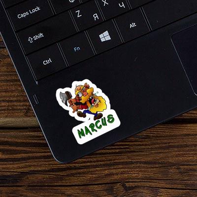 Marcus Sticker Holzfäller Laptop Marcus Sticker Holzfäller Laptop Image