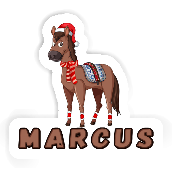 Cheval de Noël Autocollant Marcus Notebook Cheval de Noël Autocollant Marcus Gift package Image