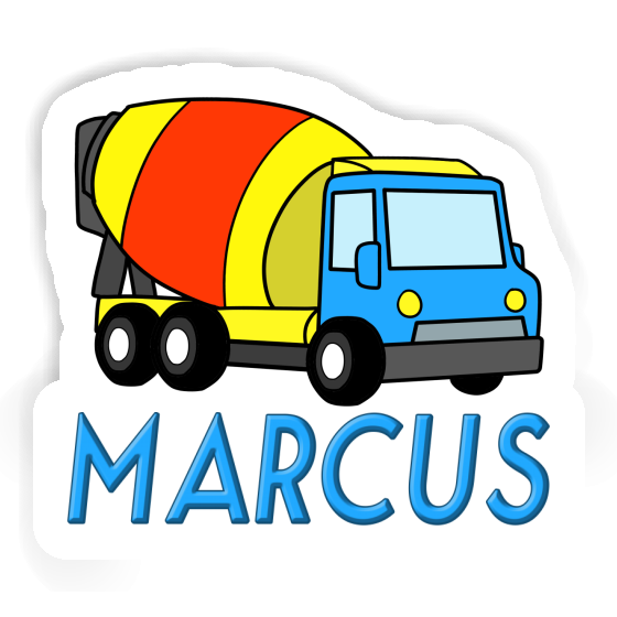Marcus Autocollant Camion malaxeur Notebook Marcus Autocollant Camion malaxeur Gift package Image