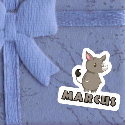 Aufkleber Marcus Rhinozeros Notebook Aufkleber Marcus Rhinozeros Gift package Image