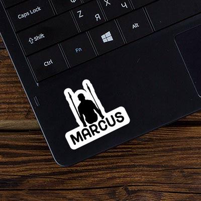 Marcus Autocollant Gymnaste aux anneaux Laptop Marcus Autocollant Gymnaste aux anneaux Laptop Image