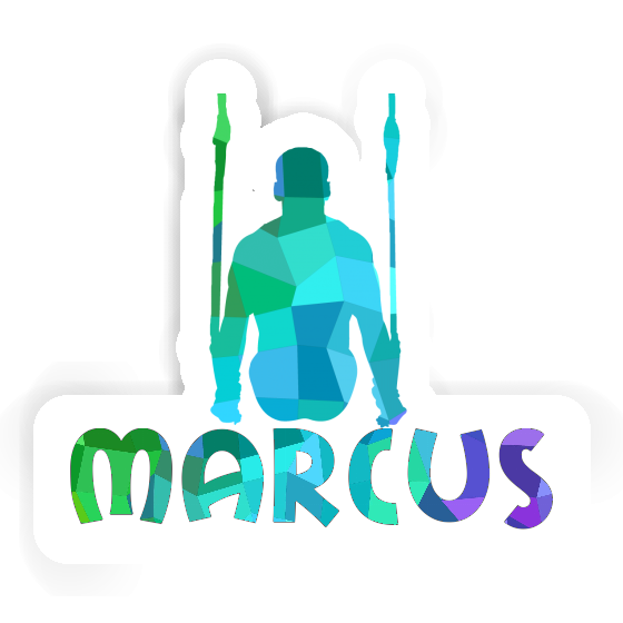 Autocollant Gymnaste aux anneaux Marcus Autocollant Gymnaste aux anneaux Marcus Image