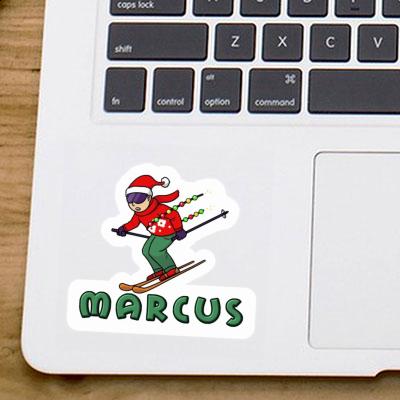 Sticker Weihnachtsskifahrer Marcus Notebook Sticker Weihnachtsskifahrer Marcus Gift package Image