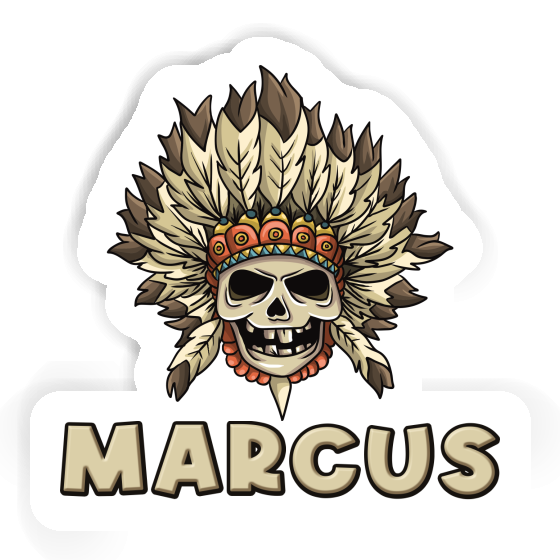 Kinder Totenkopf Sticker Marcus Laptop Kinder Totenkopf Sticker Marcus Laptop Image