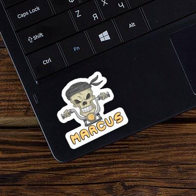 Sticker Motorradfahrer Marcus Image