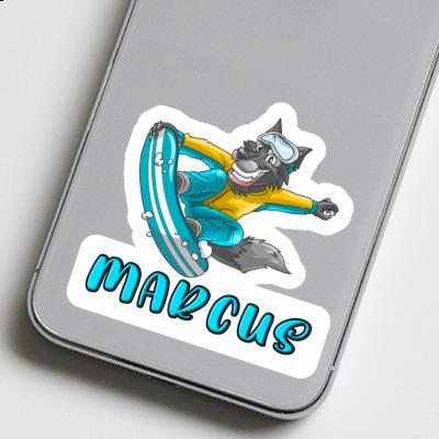 Marcus Aufkleber Snowboarder Marcus Aufkleber Snowboarder Image