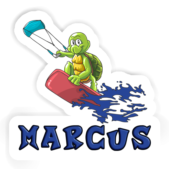 Marcus Autocollant Kitesurfeur Laptop Marcus Autocollant Kitesurfeur Laptop Image