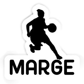 Sticker Marge Basketball Player Image