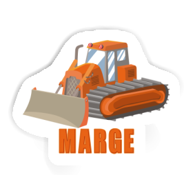 Excavator Sticker Marge Image