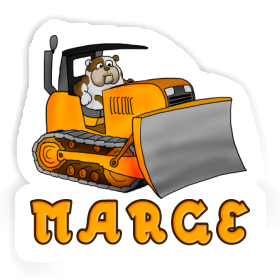 Sticker Bulldozer Marge Image