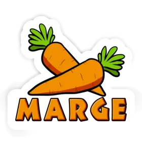 Sticker Marge Carrot Image