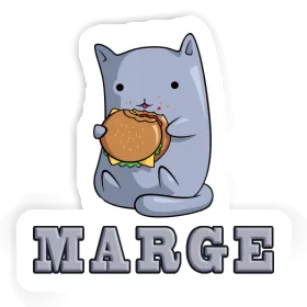 Cat Sticker Marge Image