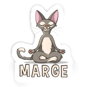 Sticker Cat Marge Image