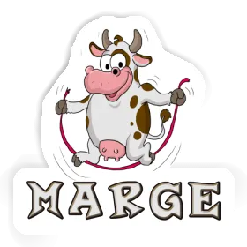 Sticker Marge Cow Image
