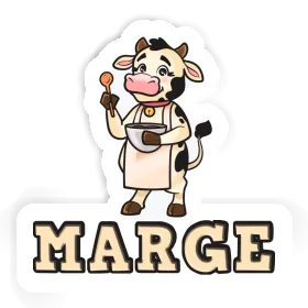 Marge Sticker Cow Image