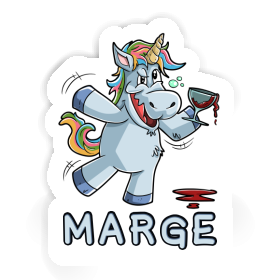 Marge Sticker Unicorn Image