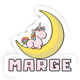 Marge Sticker Unicorn Image