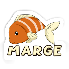 Sticker Marge Fish Image